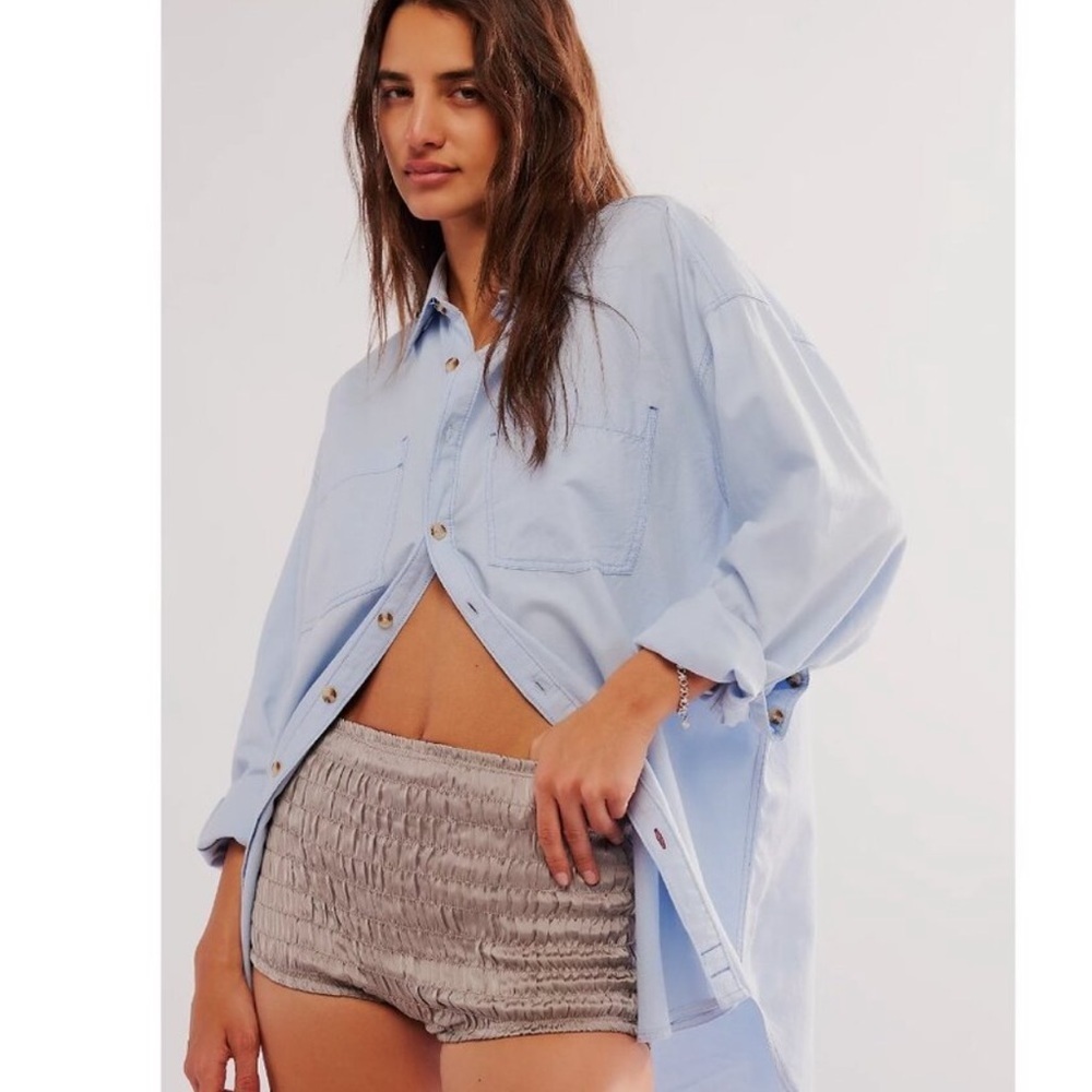 free people intimately ruched shorties - Picture 2 of 5